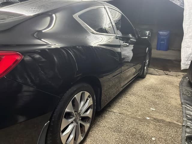 Honda Accord coupe, rear side view