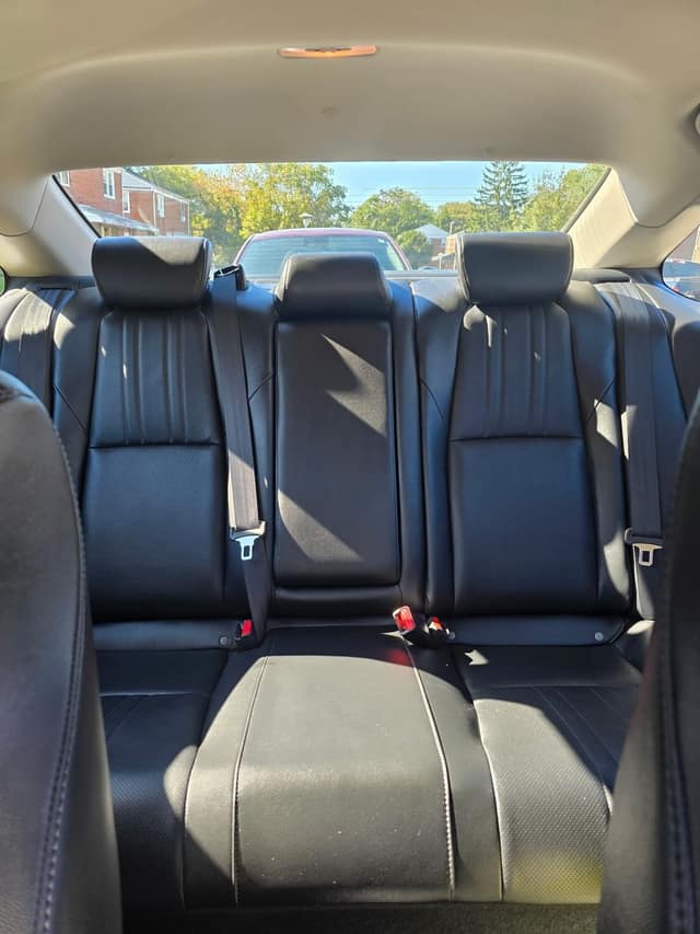 Honda Accord rear seats after detailing