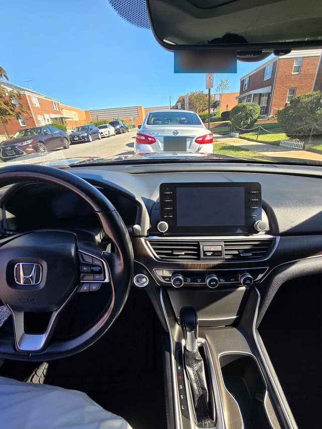 Honda Accord dashboard after detailing