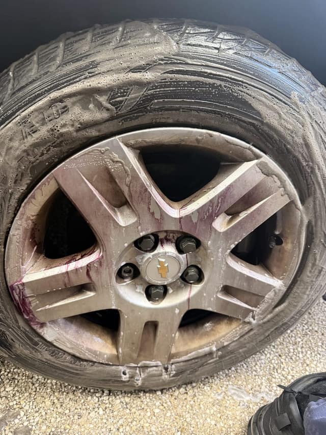Chevrolet Malibu wheel, before