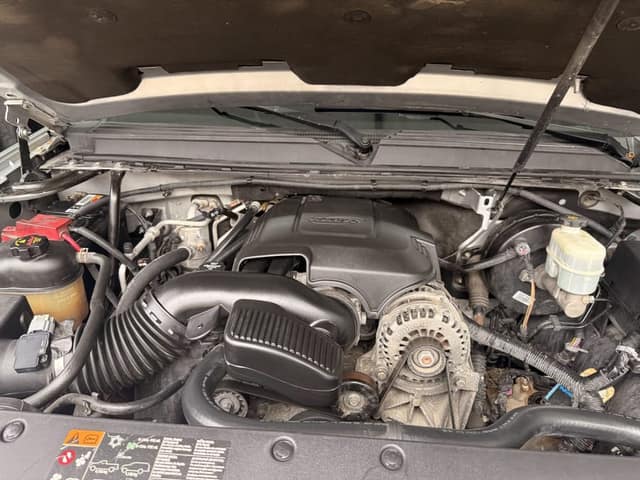 Chevrolet Suburban engine bay, after
