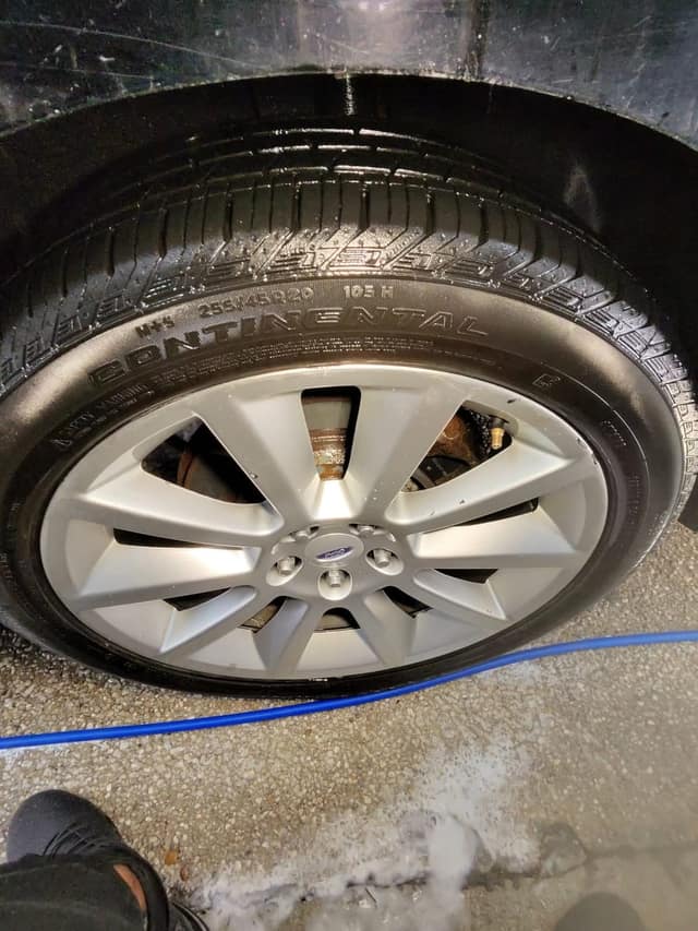 Ford Flex wheel, after